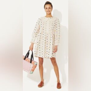 Cath Kidston Size XS Polka Dot Peter Pan Collar Dress